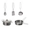 Gardenised Wooden Play Kitchen Toy, Light on Microwave, Cabinet, Washer, Sound Electronic Stove, Ages 3+ QI004209 - alternate 6